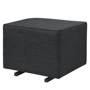 Gliding Ottoman in Coal Grey